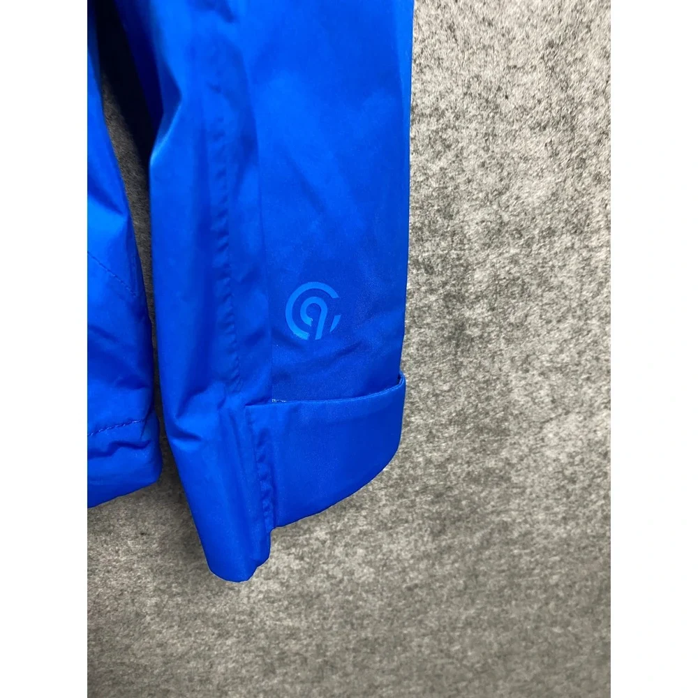 Champion‎ C9 Mens Blue Waterproof Breathable Hooded Rain Jacket Size M